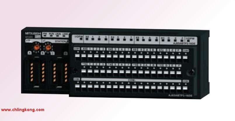 三菱 彈簧夾端子臺(tái)推入型輸入模塊 AJ65ABTP3-16DE